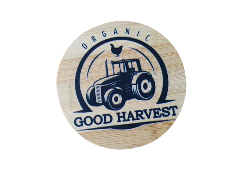 Square  Bamboo Plates With UV Printing2