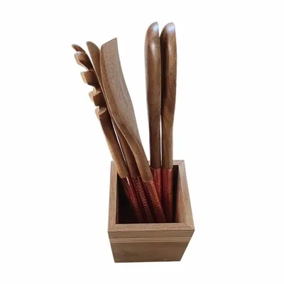 Acacia Wood Spoon Set